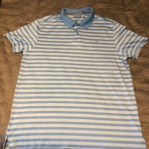 Mens L Izod Dri Fit Golf Shirt Polo Super Soft